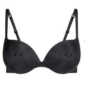 SKIMS PIERCED NIPPLE PUSHUP BRA NWT Black ONYX Multiple sizes available
